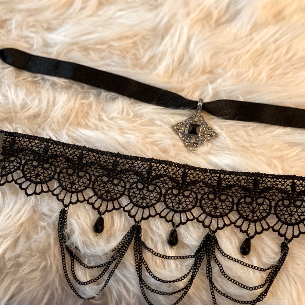 Two Gothic Chokers - Picture 4 of 5